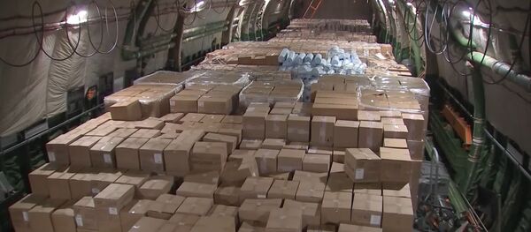 Coronavirus: un avión ruso con equipo médico parte hacia EEUU  - Sputnik Mundo