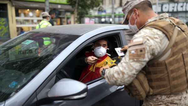 El control sanitario en Chile El control sanitario en Chile - Sputnik Mundo