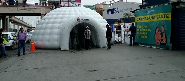 Desinfección al instante: así luchan contra el coronavirus en esta localidad de México Desinfección al instante: así luchan contra el coronavirus en esta localidad de México - Sputnik Mundo