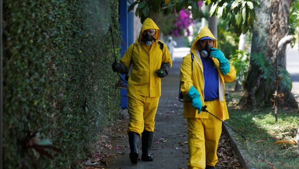 Lucha contra el coronavirus en El Salvador Lucha contra el coronavirus en El Salvador - Sputnik Mundo