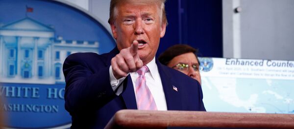 Donald Trump, presidente de EEUU - Sputnik Mundo