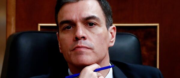 Pedro Sánchez en el Congreso de los Diputados - Sputnik Mundo