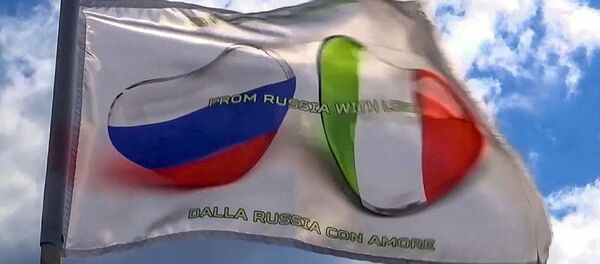 Ayuda de Rusia para Italia - Sputnik Mundo