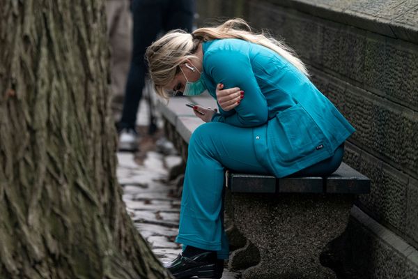 El hospital de campaña del Central Park de Nueva York, en imágenes - Sputnik Mundo