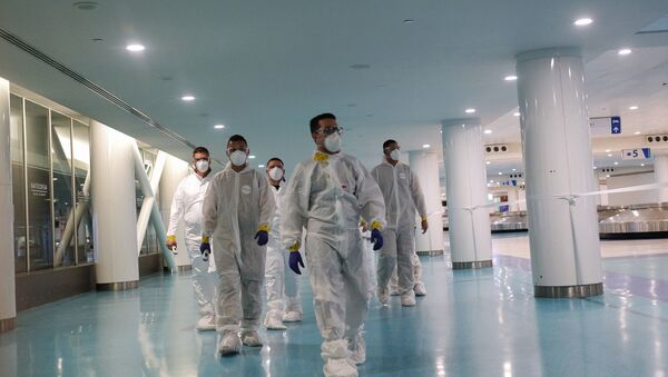 La Guardia Nacional de Puerto Rico durante el brote de coronavirus La Guardia Nacional de Puerto Rico durante el brote de coronavirus - Sputnik Mundo