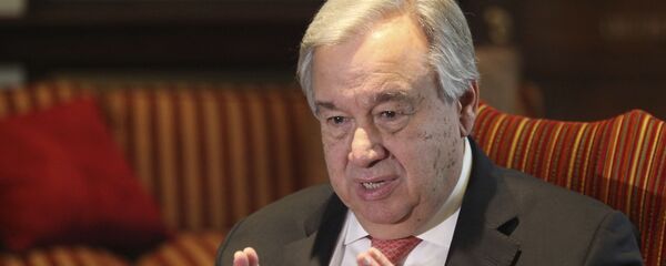 Antonio Guterres, el secretario general de la Organización de las Naciones Unidas (ONU) - Sputnik Mundo