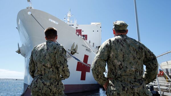 Buque hospital USNS Mercy - Sputnik Mundo