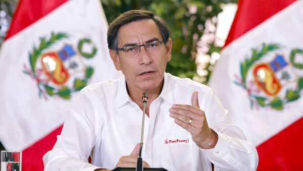 Martín Vizcarra, presidente de Perú - Sputnik Mundo