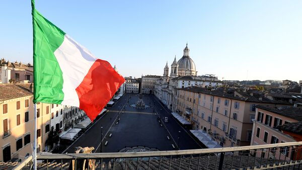 La cuarentena en Roma, Italia - Sputnik Mundo