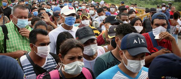 Situación en la frontera entre Colombia y Venezuela - Sputnik Mundo
