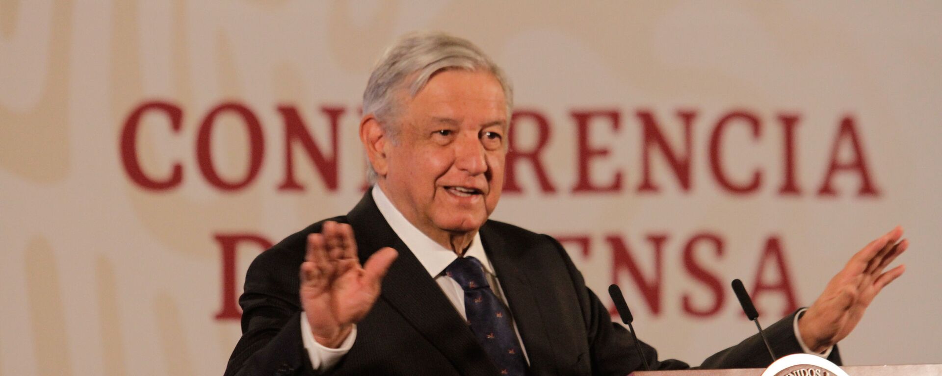 El presidente mexicano, Andrés Manuel López Obrador - Sputnik Mundo, 1920, 20.08.2021