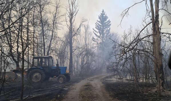Un incendio en Chernóbil provoca un salto en los niveles de radiación - Sputnik Mundo