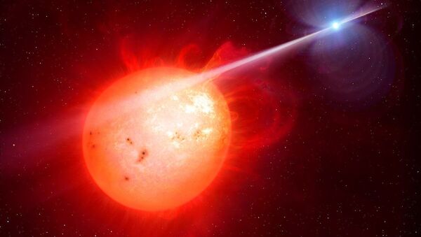 Estrellas binarias (imagen referencial) - Sputnik Mundo