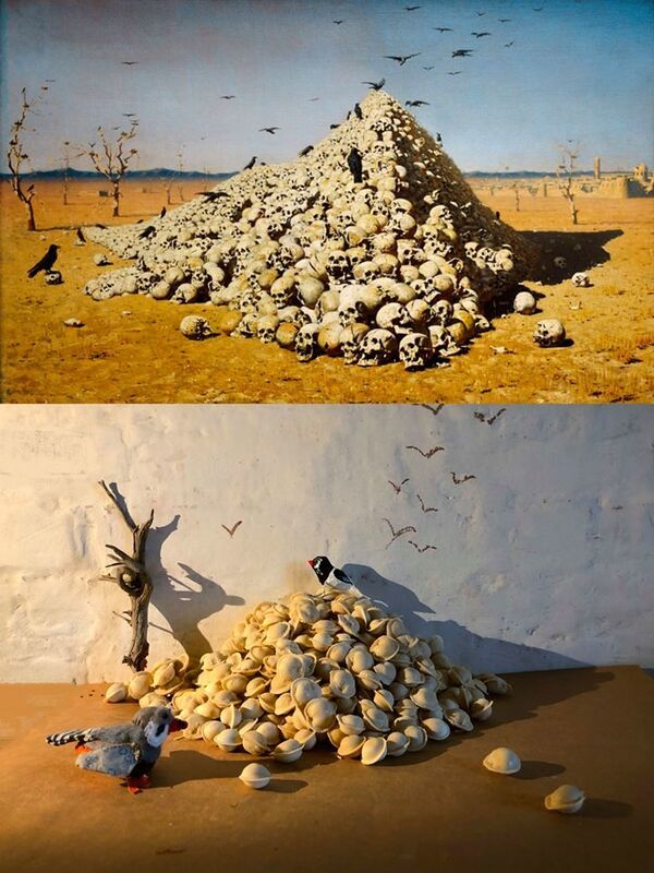 'La Apoteosis de la guerra' de Vasili Vereshchaguin, 1871 - Sputnik Mundo