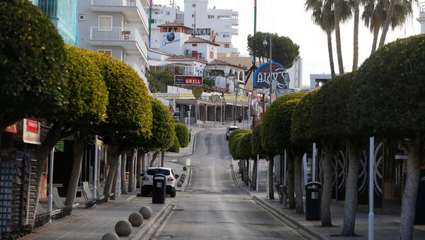 Calles vacías de España debido al coronavirus - Sputnik Mundo