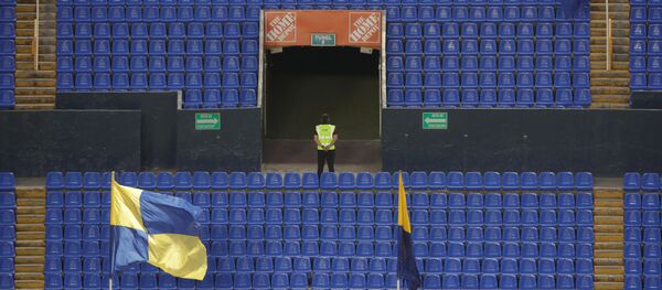 El Estadio Universitario en Nuevo León luce vacío por coronavirus durante uno de los partidos de la Liga MX - Sputnik Mundo