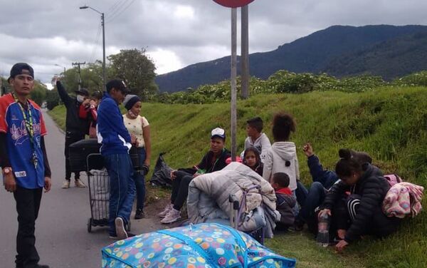 Venezolanos en Colombia  - Sputnik Mundo