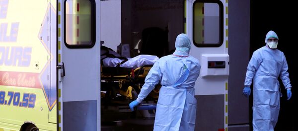 Una ambulancia de Lieja  - Sputnik Mundo