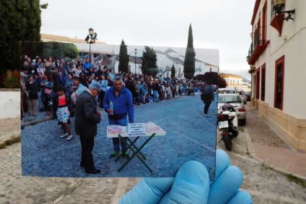 La fiesta se queda en fotos: cómo el virus afectó a la Semana Santa en una ciudad española 

 - Sputnik Mundo
