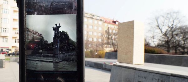 El lugar del monumento demolido del mariscal soviético Iván Kónev en Praga - Sputnik Mundo