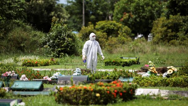 Un cementerio en Brasil Un cementerio en Brasil - Sputnik Mundo