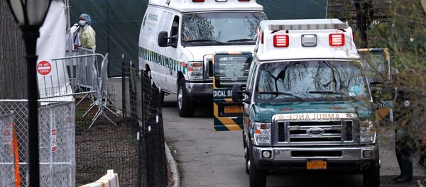 Ambulancias en Nueva York, EEUU - Sputnik Mundo