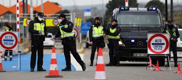 Controles en la frontera de España y Francia - Sputnik Mundo