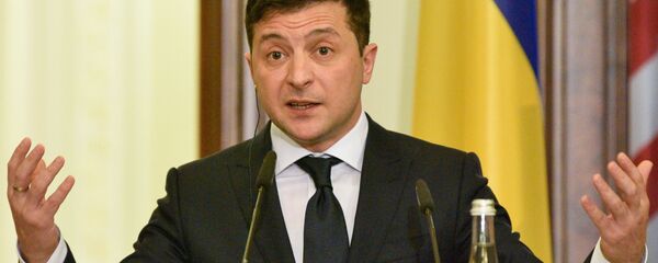 Volodímir Zelenski, presidente de Ucrania Volodímir Zelenski, presidente de Ucrania - Sputnik Mundo