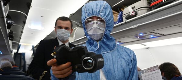 El control en el aeropuerto de Sheremetievo, Moscú El control en el aeropuerto de Sheremetievo, Moscú - Sputnik Mundo