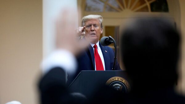 Donald Trump, presidente de EEUU - Sputnik Mundo