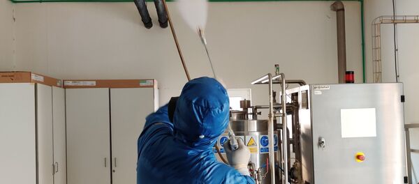 Médicos rusos en Serbia - Sputnik Mundo