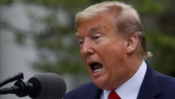El presidente de EEUU, Donald Trump, durante un discurso