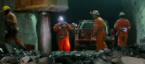 Trabajadores en faena de extracción - Sputnik Mundo