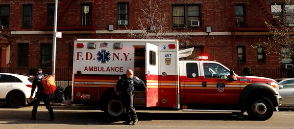 Ambulancia en Nueva York, EEUU - Sputnik Mundo