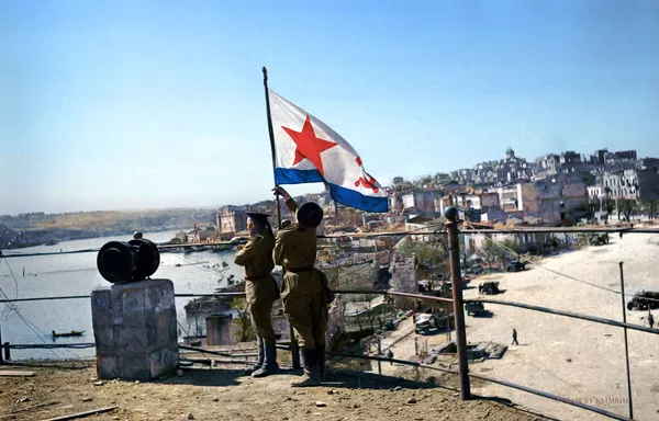 Los escenarios de la Segunda Guerra Mundial y sus protagonistas, en color Los escenarios de la Segunda Guerra Mundial y sus protagonistas, en color - Sputnik Mundo