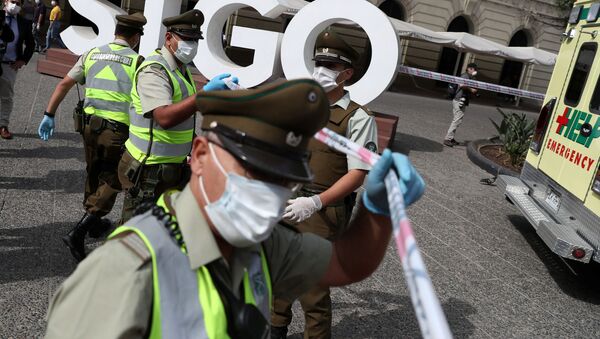 Carabineros de Chile en Santiago - Sputnik Mundo