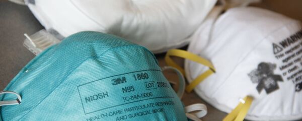 Mascarillas 'N95'. Imagen referencial Mascarillas 'N95'. Imagen referencial - Sputnik Mundo