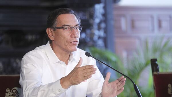 Martín Vizcarra, presidente de Perú - Sputnik Mundo