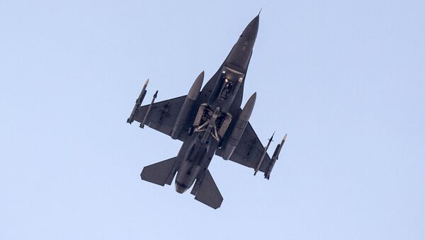 Un caza F-16 - Sputnik Mundo