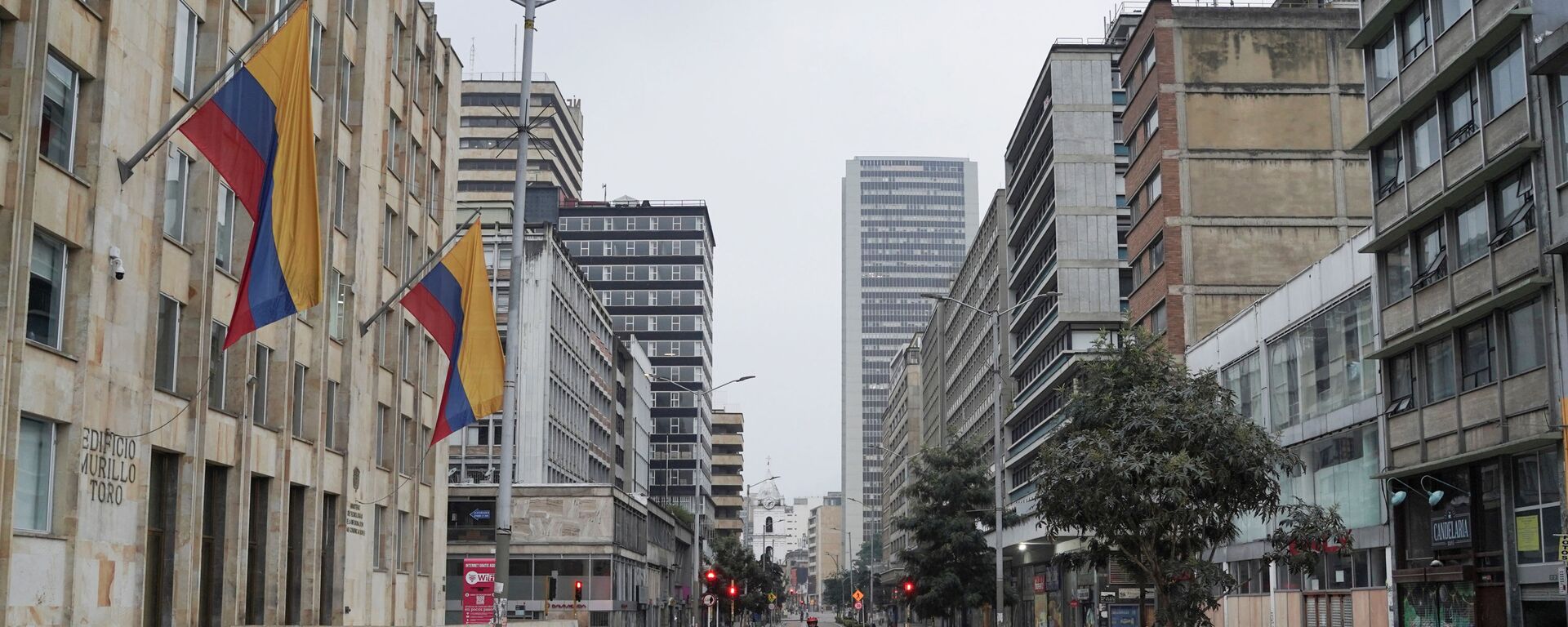 Las calles vacías de Bogotá durante la cuarentena por el coronavirus - Sputnik Mundo, 1920, 29.03.2021
