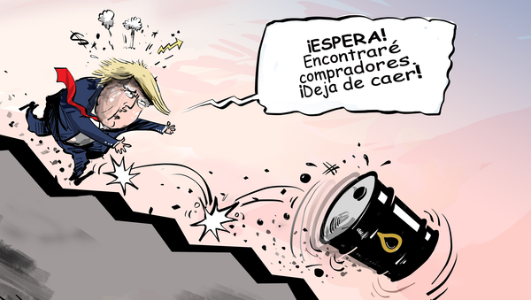 ¿Barril sin fondos? El precio de petróleo estadounidense WTI sufre una caída récord - Sputnik Mundo