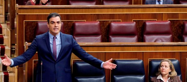 El presidente del Gobierno español, Pedro Sánchez - Sputnik Mundo