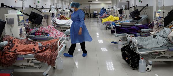 Un hospital en Guayaquil Un hospital en Guayaquil - Sputnik Mundo