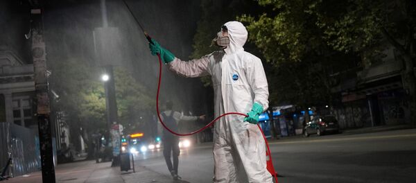 Lucha contra el coronavirus en Montevideo - Sputnik Mundo