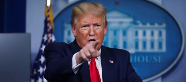 Donald Trump, presidente de EEUU - Sputnik Mundo