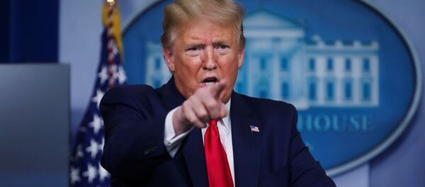 Donald Trump, presidente de EEUU - Sputnik Mundo