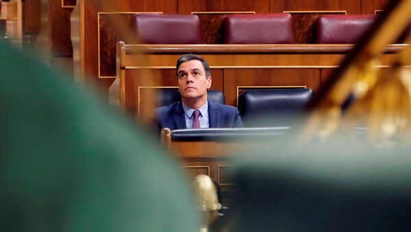 El presidente del Gobierno español, Pedro Sánchez - Sputnik Mundo