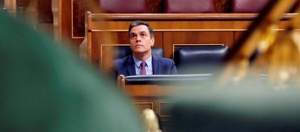 El presidente del Gobierno español, Pedro Sánchez - Sputnik Mundo