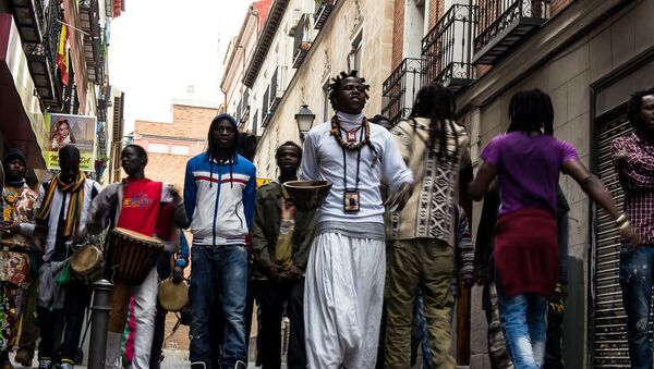 Senegaleses en el barrio de Lavapiés - Sputnik Mundo