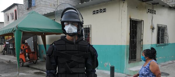 Policía en Guayaquil, Ecuador - Sputnik Mundo